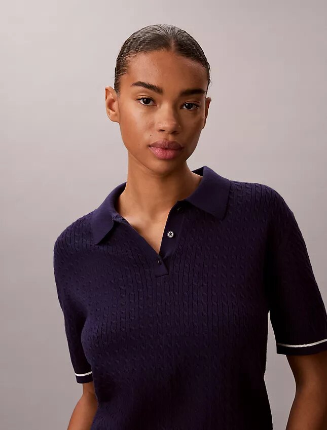 Polo de punto trenzado Monologo Polo de punto trenzado Monologo
