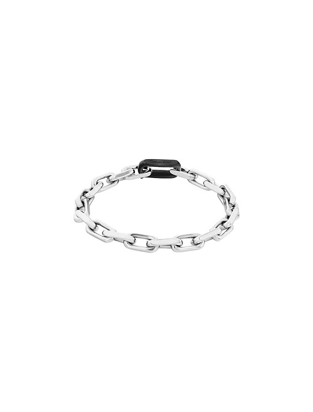 Pulsera de cadena con eslabones esculpidos Pulsera de cadena con eslabones esculpidos