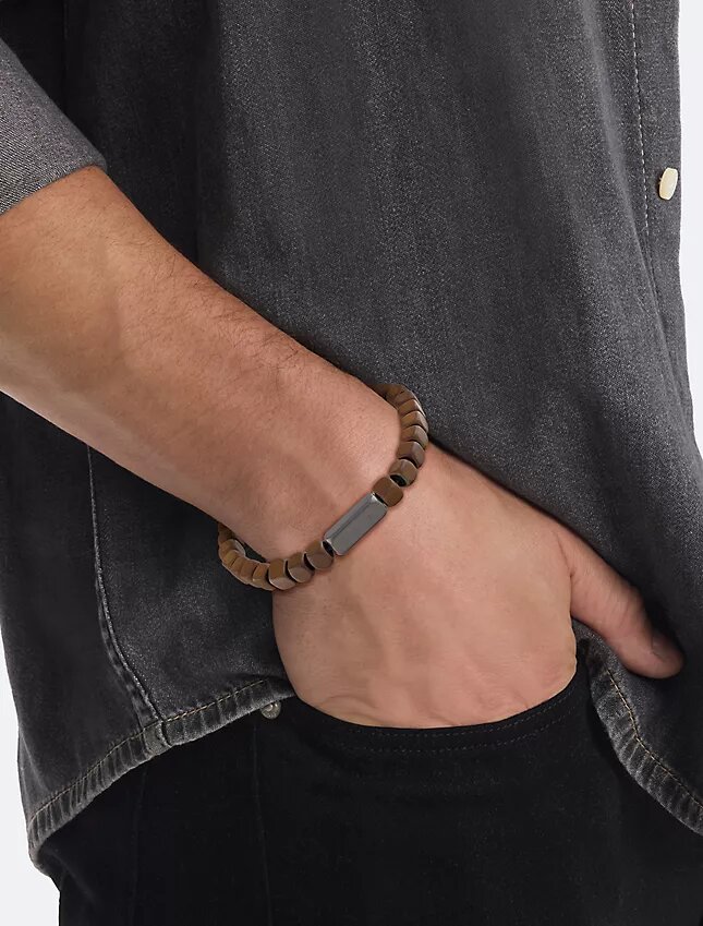 Pulsera de cuentas cuadradas Pulsera de cuentas cuadradas