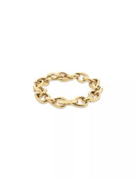 Pulsera de eslabones esculturales