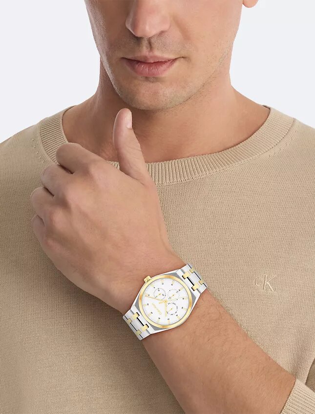 Reloj con brazalete de eslabones multifuncional Reloj con brazalete de eslabones multifuncional