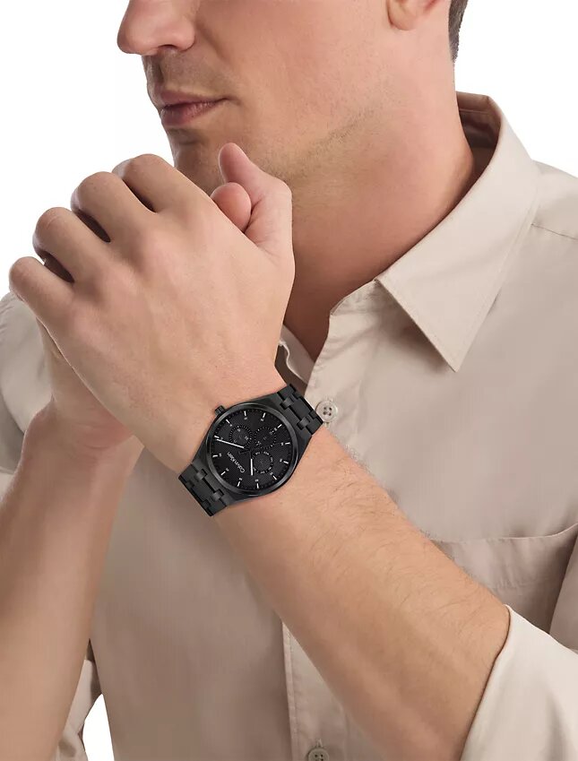 Reloj con brazalete de eslabones multifuncional Reloj con brazalete de eslabones multifuncional