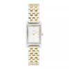Reloj con brazalete de eslabones y esfera rectangular Reloj con brazalete de eslabones y esfera rectangular