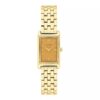 Reloj con brazalete de eslabones y esfera rectangular Reloj con brazalete de eslabones y esfera rectangular
