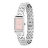 Reloj con brazalete de eslabones y esfera rectangular Reloj con brazalete de eslabones y esfera rectangular