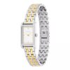 Reloj con brazalete de eslabones y esfera rectangular Reloj con brazalete de eslabones y esfera rectangular