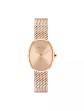 Reloj con brazalete de malla redonda Reloj con brazalete de malla redonda