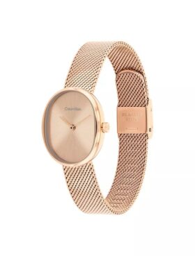 Reloj con brazalete de malla redonda Reloj con brazalete de malla redonda