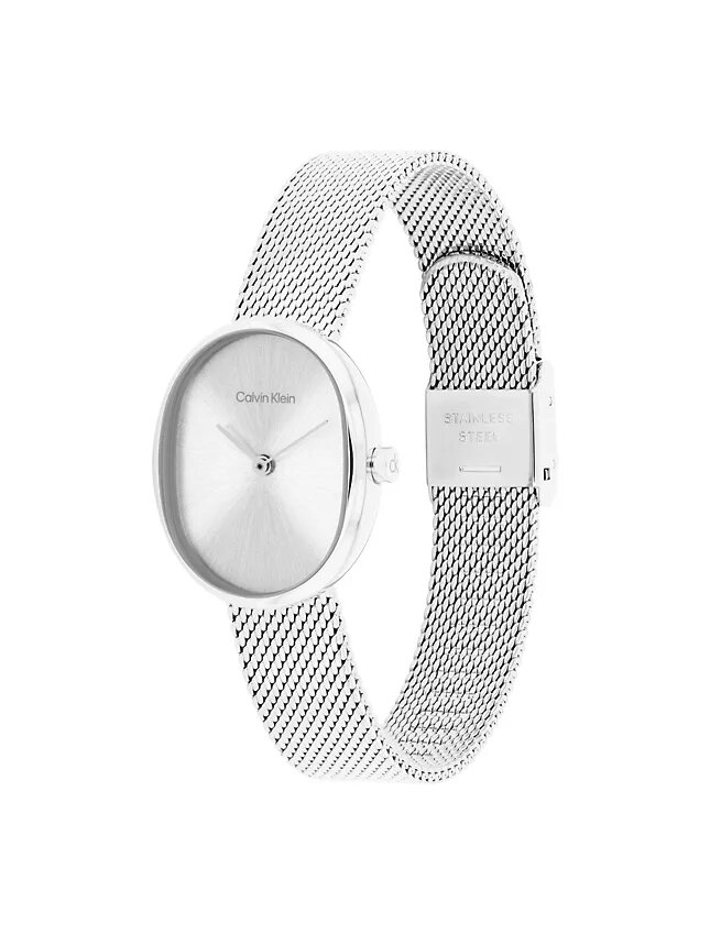 Reloj con brazalete de malla redonda Reloj con brazalete de malla redonda