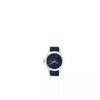 Reloj con esfera con emblema y correa de cuero Reloj con esfera con emblema y correa de cuero