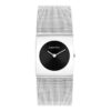 Reloj con esfera geométrica y brazalete de malla Reloj con esfera geométrica y brazalete de malla