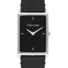 Reloj con esfera rectangular y correa de cuero Reloj con esfera rectangular y correa de cuero