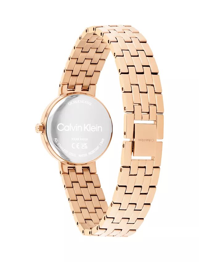 Reloj con esfera refinada y brazalete de eslabones Reloj con esfera refinada y brazalete de eslabones