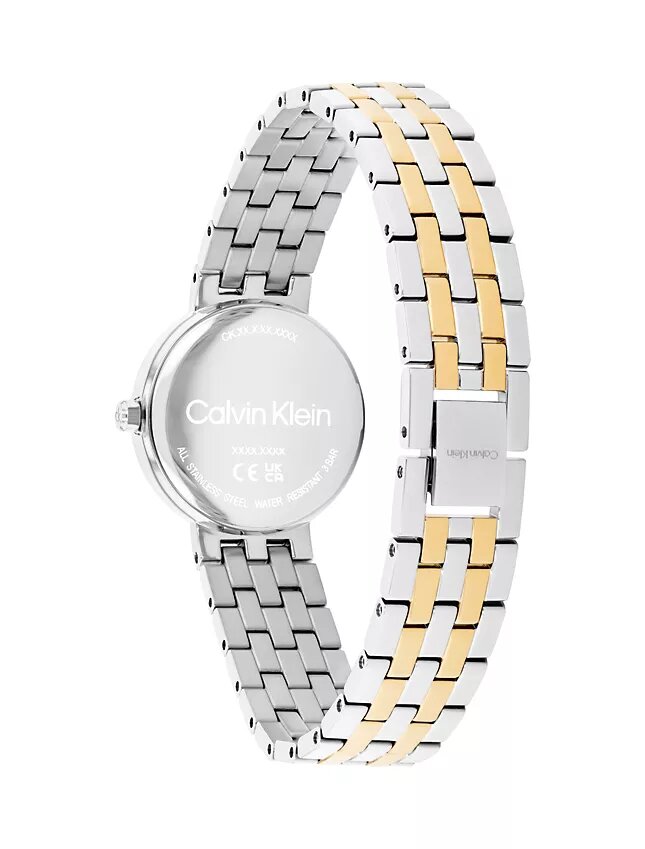 Reloj con esfera refinada y brazalete de eslabones Reloj con esfera refinada y brazalete de eslabones