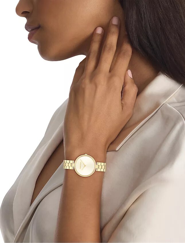 Reloj con pulsera de eslabones minimalistas Reloj con pulsera de eslabones minimalistas