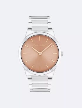 Reloj de 32 mm con brazalete de eslabones integrados minimalista Reloj de 32 mm con brazalete de eslabones integrados minimalista