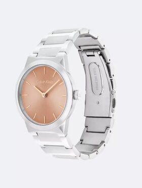 Reloj de 32 mm con brazalete de eslabones integrados minimalista Reloj de 32 mm con brazalete de eslabones integrados minimalista