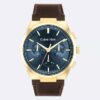 Reloj multifunción con correa de cuero Reloj multifunción con correa de cuero