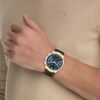 Reloj multifunción con correa de cuero Reloj multifunción con correa de cuero
