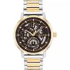 Reloj multifunción con esfera expuesta y brazalete de eslabones
