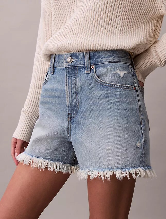 Shorts de Denim de 3 pulgadas estilo años 90 Shorts de Denim de 3 pulgadas estilo años 90