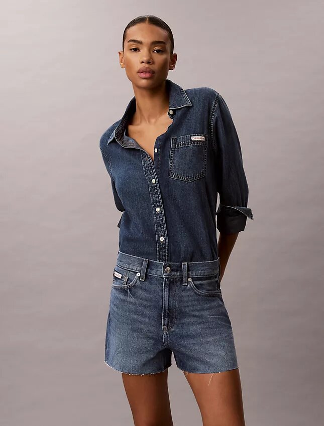 Shorts de Denim de 3 pulgadas estilo años 90 Shorts de Denim de 3 pulgadas estilo años 90