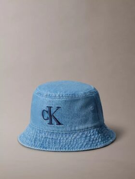 Sombrero de pescador de Denim lavado con logotipo bordado Sombrero de pescador de Denim lavado con logotipo bordado