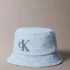 Sombrero de pescador de Denim lavado con logotipo bordado Sombrero de pescador de Denim lavado con logotipo bordado