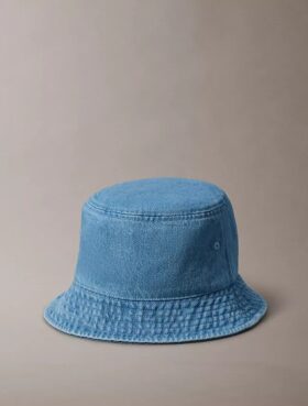 Sombrero de pescador de Denim lavado con logotipo bordado Sombrero de pescador de Denim lavado con logotipo bordado