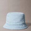 Sombrero de pescador de Denim lavado con logotipo bordado Sombrero de pescador de Denim lavado con logotipo bordado
