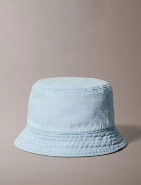 Sombrero de pescador de Denim lavado con logotipo bordado Sombrero de pescador de Denim lavado con logotipo bordado