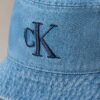 Sombrero de pescador de Denim lavado con logotipo bordado Sombrero de pescador de Denim lavado con logotipo bordado