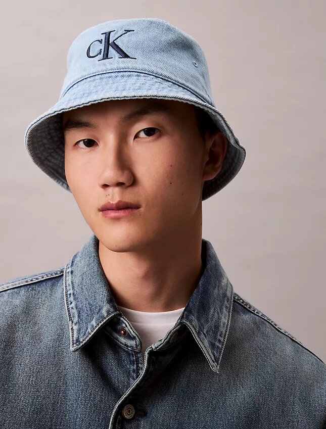 Sombrero de pescador de Denim lavado con logotipo bordado Sombrero de pescador de Denim lavado con logotipo bordado