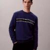 Sudadera clásica de felpa a rayas Sudadera clásica de felpa a rayas