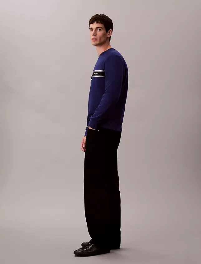 Sudadera clásica de felpa a rayas Sudadera clásica de felpa a rayas