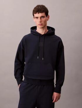 Sudadera con capucha de felpa con logotipo