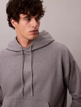 Sudadera con capucha de felpa con logotipo