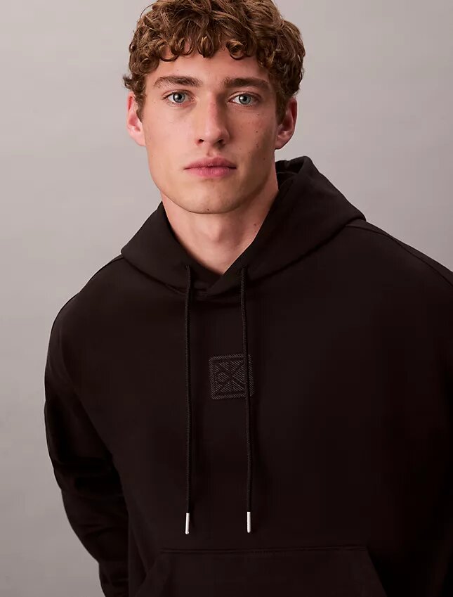 Sudadera con capucha de felpa con logotipo Sudadera con capucha de felpa con logotipo