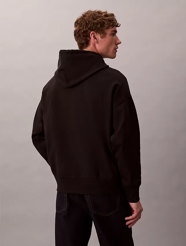 Sudadera con capucha de felpa con logotipo Sudadera con capucha de felpa con logotipo