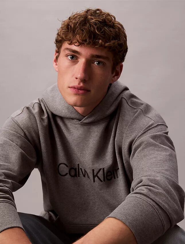 Sudadera con capucha de felpa con logotipo estándar Sudadera con capucha de felpa con logotipo estándar