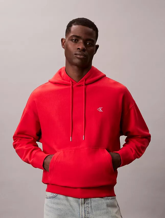Sudadera con capucha de felpa Monogram holgada de felpa de alta calidad Sudadera con capucha de felpa Monogram holgada de felpa de alta calidad