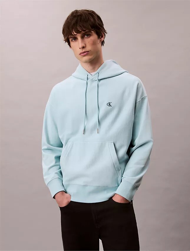 Sudadera con capucha de felpa Monogram holgada de felpa de alta calidad Sudadera con capucha de felpa Monogram holgada de felpa de alta calidad