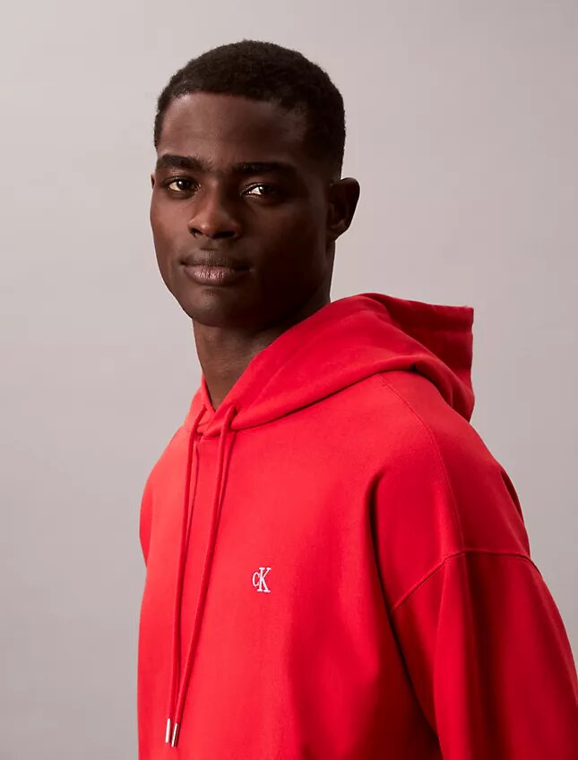 Sudadera con capucha de felpa Monogram holgada de felpa de alta calidad Sudadera con capucha de felpa Monogram holgada de felpa de alta calidad