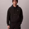 Sudadera con capucha de felpa Monogram relajada de felpa de alta calidad Sudadera con capucha de felpa Monogram relajada de felpa de alta calidad