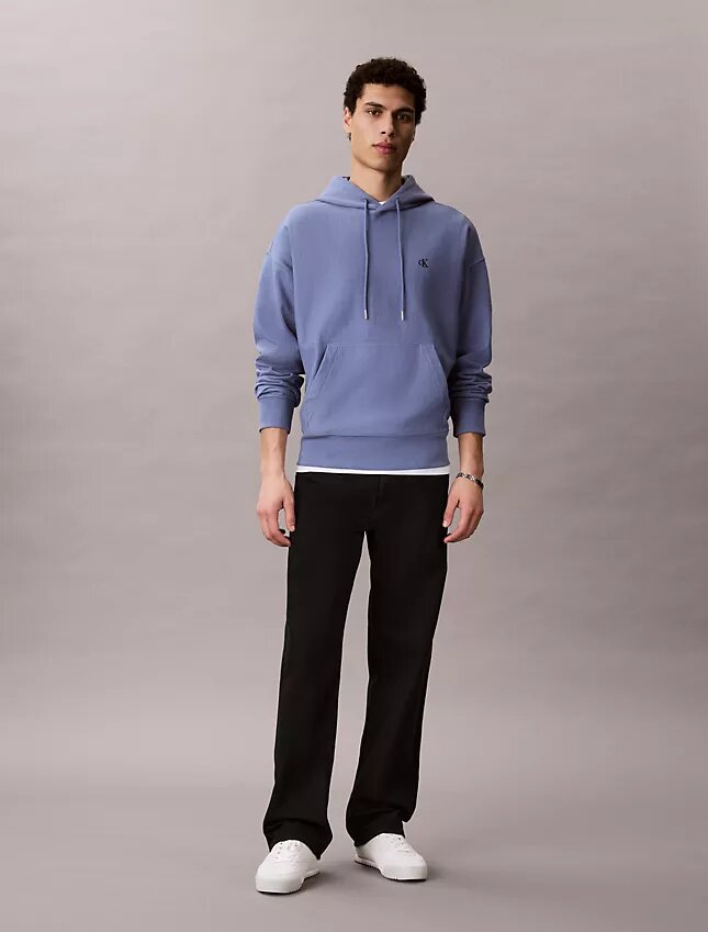 Sudadera con capucha de felpa Monogram relajada de felpa de alta calidad Sudadera con capucha de felpa Monogram relajada de felpa de alta calidad