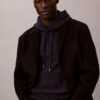 Sudadera con capucha de felpa Monogram relajada de felpa de alta calidad Sudadera con capucha de felpa Monogram relajada de felpa de alta calidad