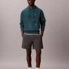 Sudadera con capucha de felpa Monogram relajada de felpa de alta calidad Sudadera con capucha de felpa Monogram relajada de felpa de alta calidad