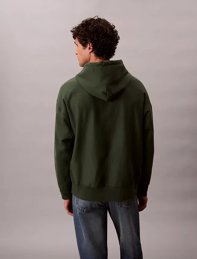 Sudadera con capucha de felpa Monogram relajada de felpa de alta calidad Sudadera con capucha de felpa Monogram relajada de felpa de alta calidad