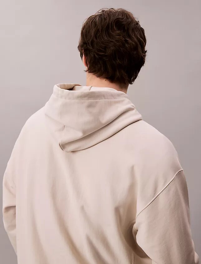 Sudadera con capucha de felpa Monogram relajada de felpa de alta calidad Sudadera con capucha de felpa Monogram relajada de felpa de alta calidad