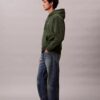 Sudadera con capucha de felpa Monogram relajada de felpa de alta calidad Sudadera con capucha de felpa Monogram relajada de felpa de alta calidad